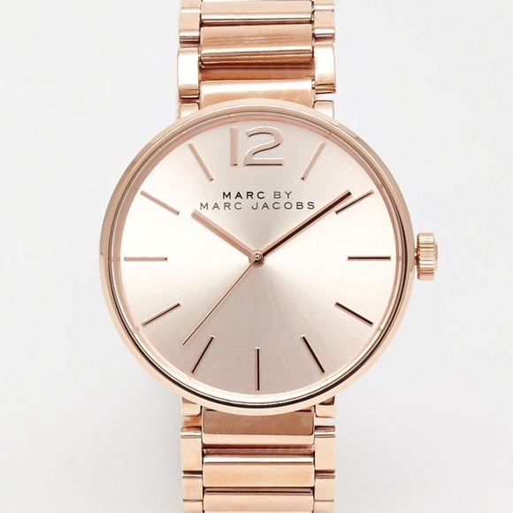 Marc Jacobs \'Peggy\' Rose Gold Watch